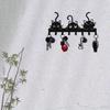 Wall Mount Cat Key Holder Festive Home Decor Utility Hooks