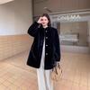 Winter new environmentally friendly fur coat women's fur integrated mink velvet stand-up collar thickened fur temperament coat