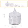 24 Pieces LED Candles Light Battery Powered Electronic Lamps Transparent ulation Tea Lights Halloween Birthday Party Home
