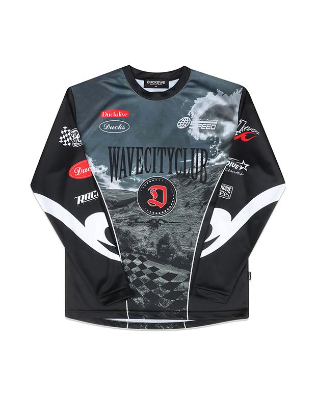 Deogdaibeu Racer Symbol Mesh Jersey Long Sleeve