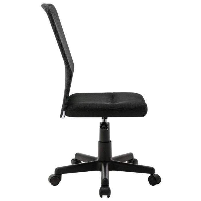 VidaXL Chaise de Bureau Pivotante Fauteuil de Bureau Siège Chaise de Sport Intérieur Pivotement sur 360 Degrés Noir 289510