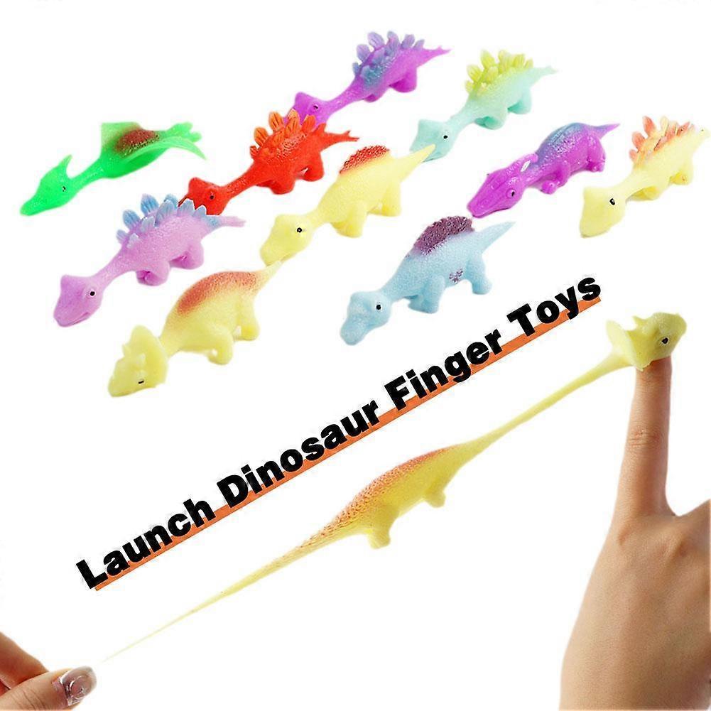 Dinosaur Finger Toys Stick Sling Shot Dinosaur Finger Toys For Kids