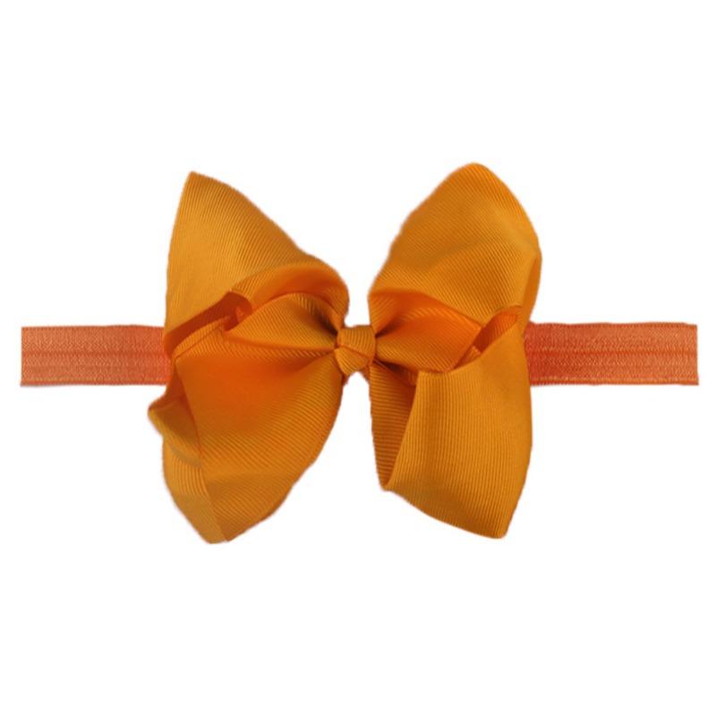 New Children's Headband, Fashionable Baby Hair Accessories, Dovetail Bow Headband, Solid Color Seamless Elastic Belt.