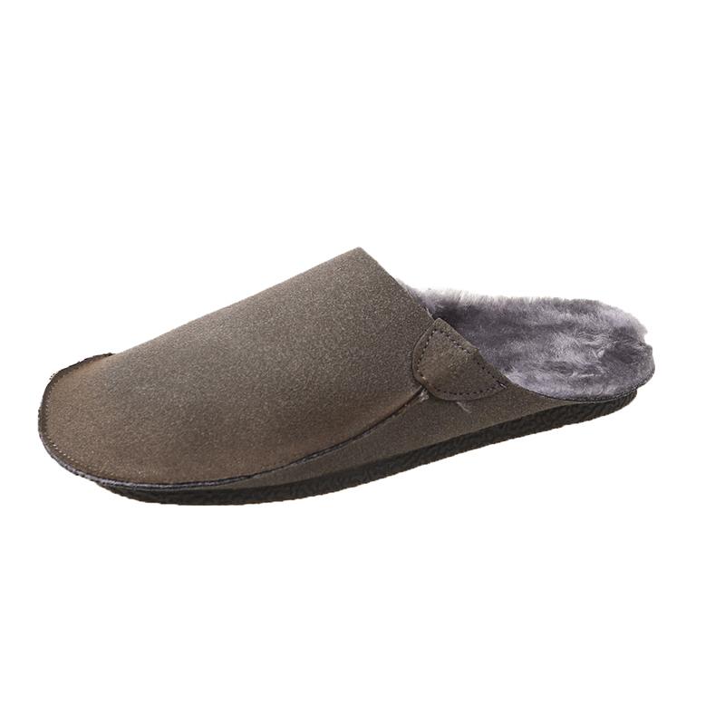 Fashion Winter Retro Retro Fur Integrated Warm Women's Shoes Slippers Leather Sheepskin Women's Slippers Cold Proof High Quality