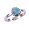 Natural Australian Opal Gemstone 925 Solid Sterling Silver Jewelry Ring S.7 o1L86
