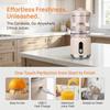 Electric Orange Juicer USB Rechargeable Citrus Juicer Automatic Orange Squeezer Compact for Lemon Lime Grapefruit Pomegranate