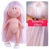 Curly Hair Mia Potato Dolls Dress Up Action Figure Body 24cm Bean Eye Vinyl Doll  Children Gift