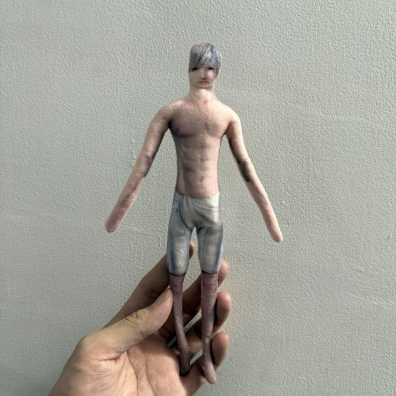 Costume Play Figure Love And Deepspace Lemurian Sea God Wire Skeleton Figure Slender Twistable Animation Design Plush-Filled Figures Present