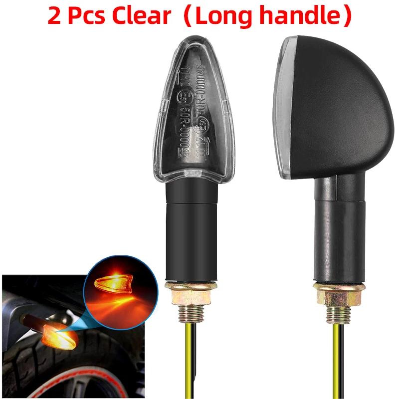 Universal Motorcycle Halogen Turn Signal Light Motorcycle Blinker Lights 12V 10mm Turn Signal Lamp For Honda For YAMAHA