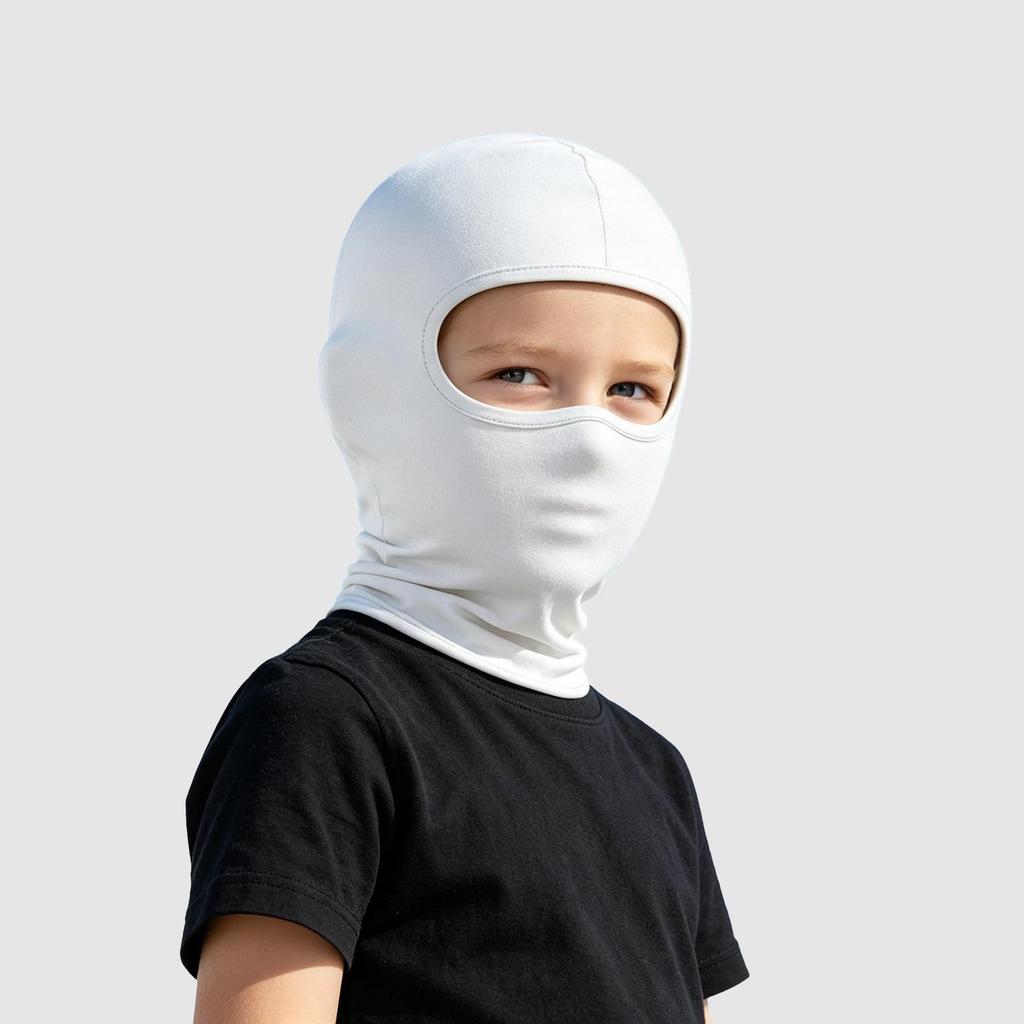 Children's UV Protection Ice Silk Balaclava Face Mask - Summer Sun Shield & Windproof Hood