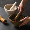 Melamine Pestle & Mortar for Mashing Ginger, Garlic, Chili, and Century Egg