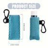 Elastischer Lippenstifthalter Schlüsselanhänger Clip-On Lippenpflegestift Organizer Lippenbalsam Etui Schlüsselanhänger Reise Geschenk für Frauen Mädchen