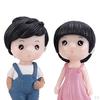 1 Pair Adorable Lovers Couples Ornament Micro Dollhouse Decor