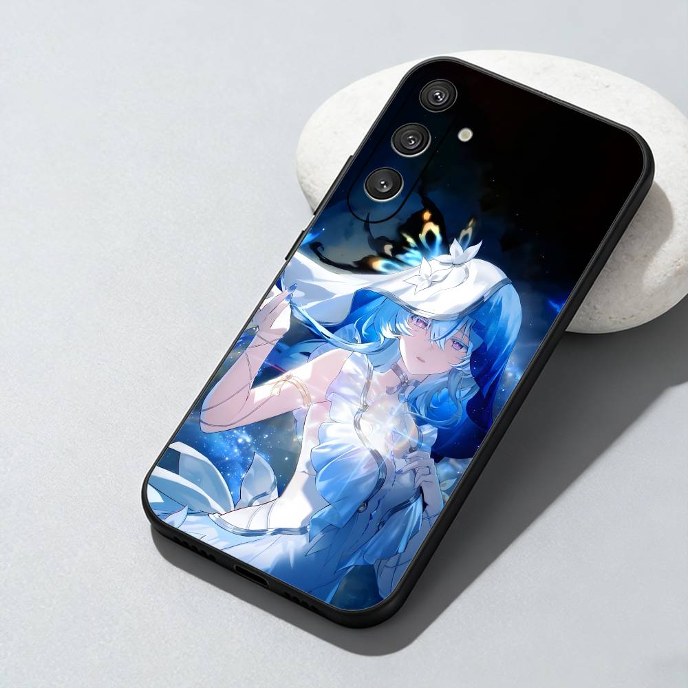 

WUWA Game S-Shorekeeper-r Phone Case For Samsung Galaxy A73,A72,A71,A70,A52,A51 Others Soft Black Cover Samsung a73 5g