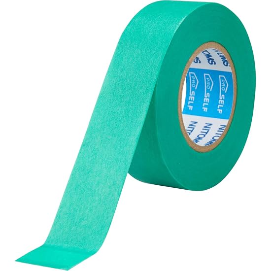 Nitoms PROSELF Masking Tape for Rough Siding PT-8, 18mm Width x 18m Length, 2-Pack, Made in Japan, W