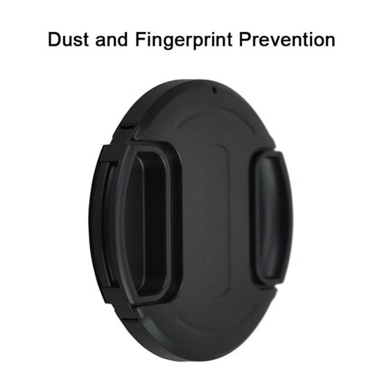 Universal Camera Lens Impact Resistant Simple Cap Protector Installation Snap-on Front Lens Cover