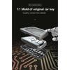 Alloy Car Key Case Rings Cover Holder for BMW 1 3 5 7 Series 530 F48 X1 X2 X3 X4 X5 X6 Classic Engine Head Concept (A Style Glod)