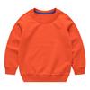 Spring Children's Cotton Sweatshirt Boy and Girl Casual Solid Plain Hoodies Tops 3-10 Years Kids Long Sleeve T-shirt Cltohes