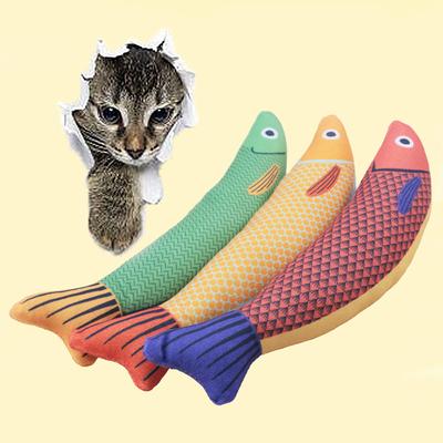 Cat Toys Creative Simulation Saury Fish Catnip Crinkle Sound Toys Soft Durable Interactive Cat Toys Cat Biting Toy Pet Supplies