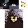Trendy Cute Animal Enamel Brooch Cartoon Style Pin Badge For Clothing Stylish