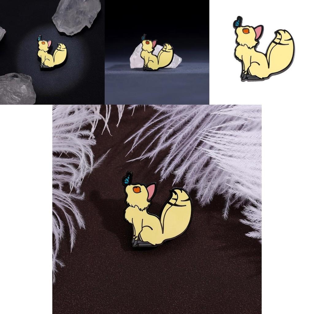 Adorable Cartoon Anime Character Enamel Brooch Cute Animal Badge For Clothing Accessories