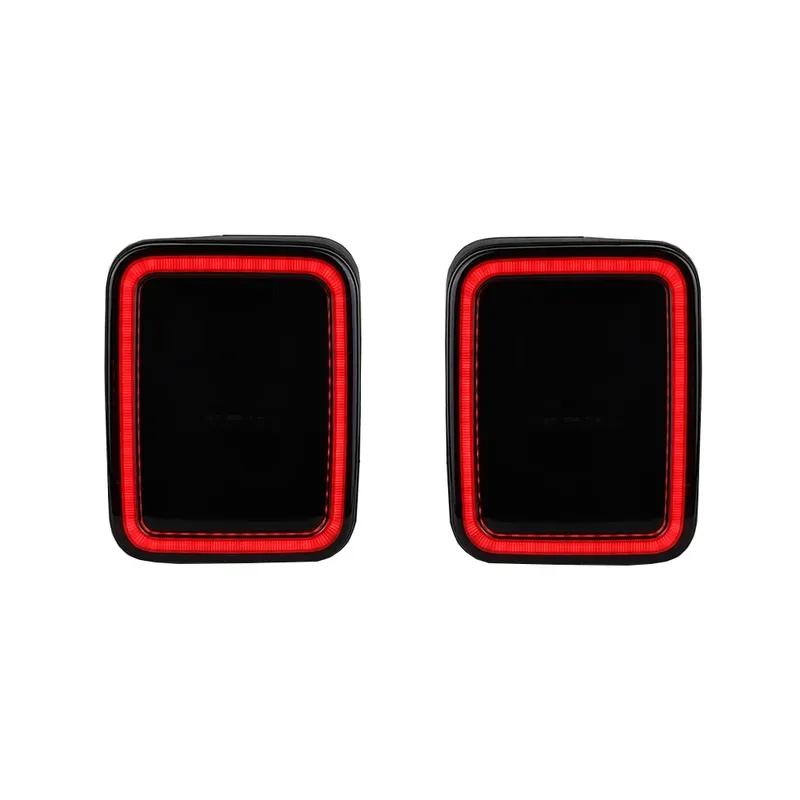 Car Taillight Turn Signal Modified LED Tail Light for Wrangler Gladiator JT Taillights Rear Brake Light 2020 2021+ янтарь