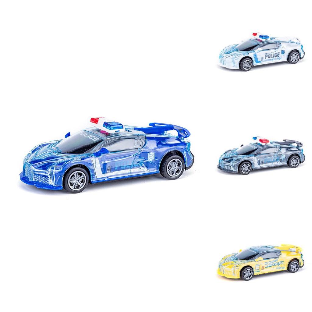 Inertial Toy Police Car With Light And Music For Boys