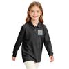 Girls' Long Sleeve Printed School Uniform Casual Top