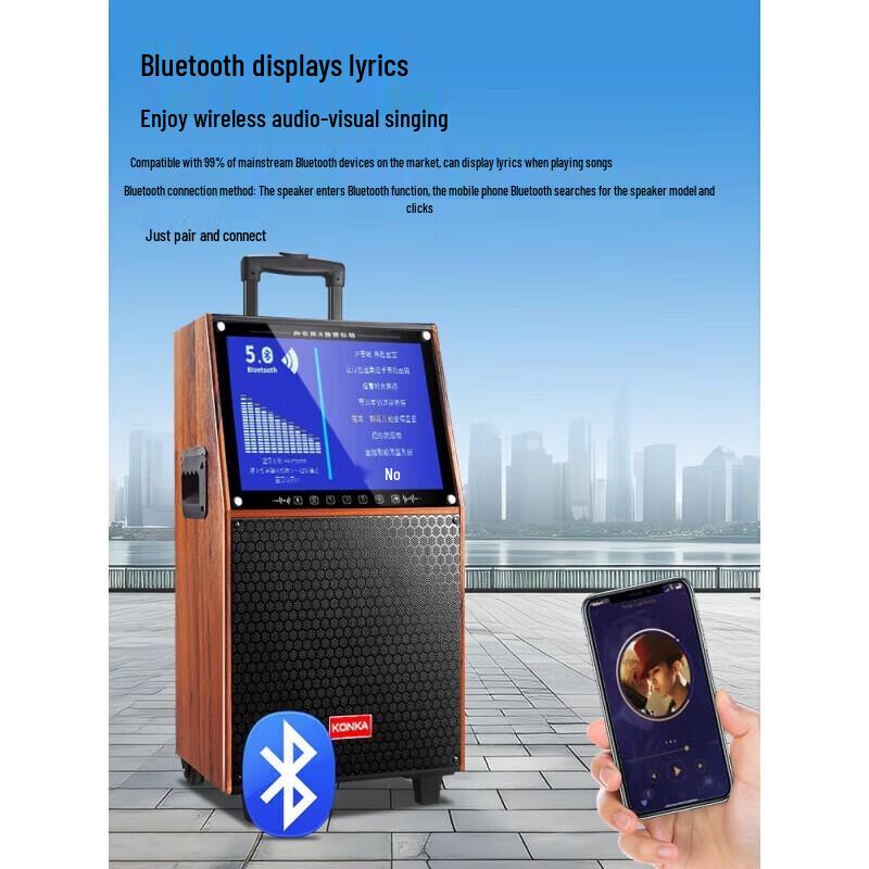 KONKA D160 Portable Outdoor Karaoke Speaker