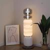 Italy Creative Smoke White Glass LED Chandelier Bedroom Study Hotel Desk Light Living Room Sofa Atmosphere Art Decor Floor Lamp