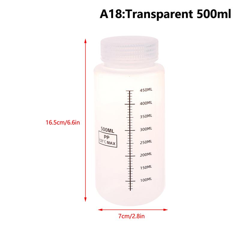 1 stk. 10 ml-1000 ml Plast HDPE Tomme Forseglede Flasker Pilleglas Tablet Kapsel Fast Pulver Bærbare Beholdere