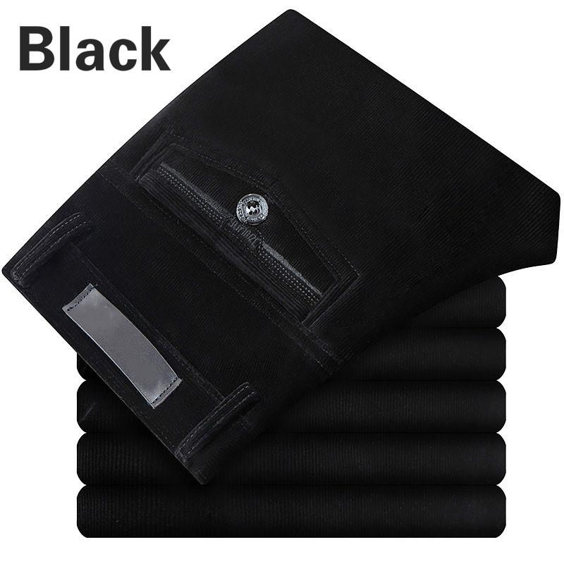 Pantaloni Bărbați Pantaloni din cordon din velur Pantaloni drepți elastici casual, largi, talie înaltă, vintage retro