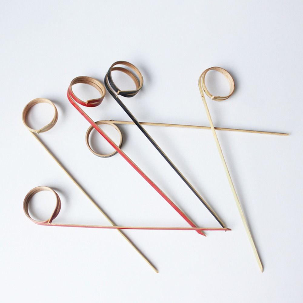 100Pcs/bag Skewer Sticks Picks Eco-friendly Toothpick High Quality Bamboo Cocktail