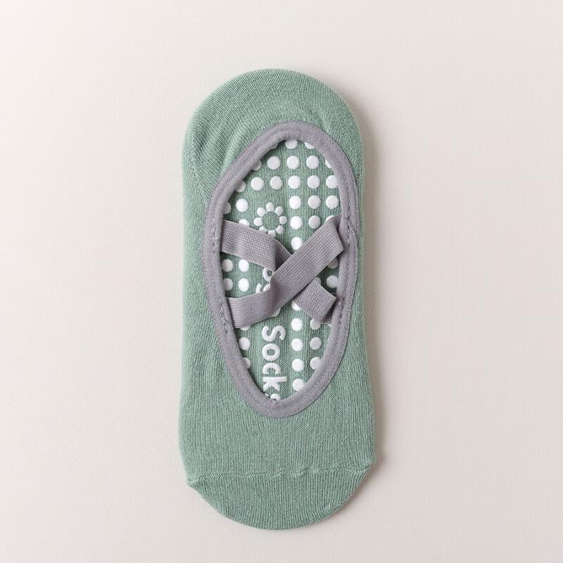 Women s Silicone Non-slip Cross-Strap Yoga Socks (5 Pairs)