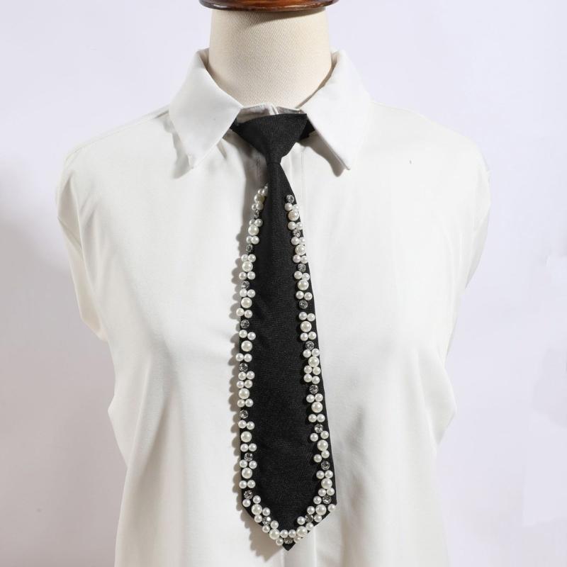 No Tie Necktie For Men And Women Easy Clip Structure With Substantial Polyester Silk Fabric For Office School And Formal Affairs
