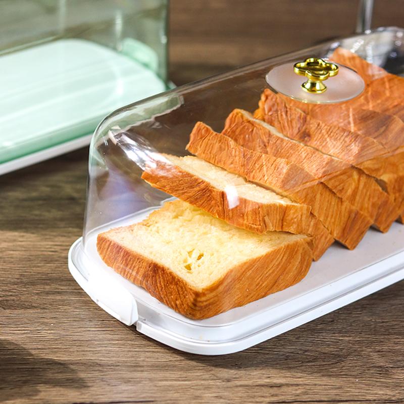 Wiederverwendbare Kuchenrolle Toastbrot Aufbewahrungs-Verpackungsbox Frischeerhaltungsbehälter Blockschneide-Display Küchenwerkzeug