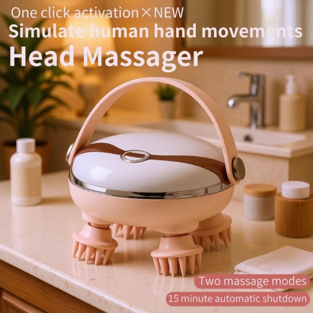4 Massage Claws Scalp Massager Rechargeable Hair Scalp Massager Electric Head Massager Gift