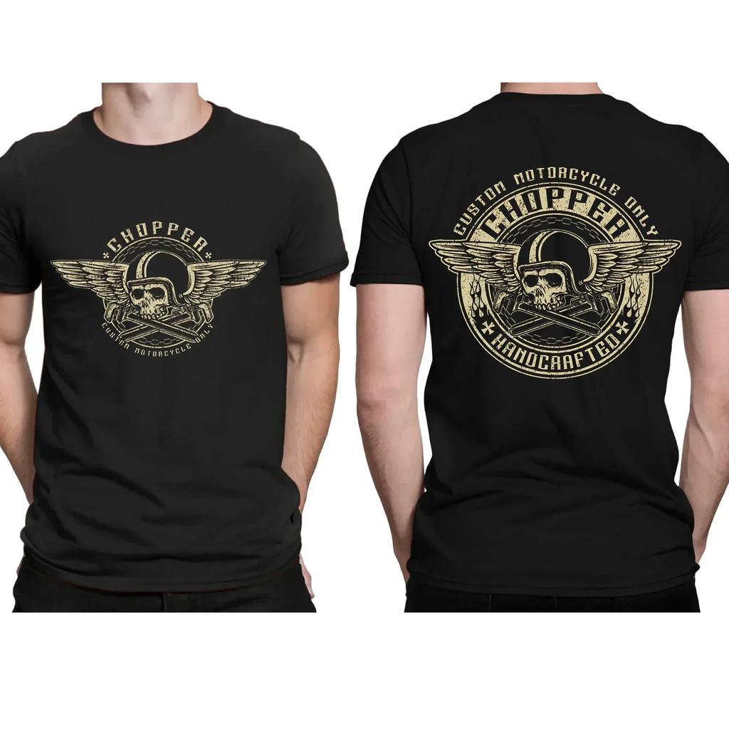 2025 Junkie Hand Chopper Mc Indian T-Shirt Herren T-Shirt Grafik Streetwear Harajuku Vintage T-Shirt