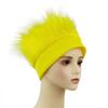 Hairy Costume Headband Empty Top Design Headband Wig Decor Elastic Soft Headgear Ball Fan Hair Accessory