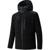 Anta Versatile Thickened Fleece Simple Stand Collar Hooded Zipper Comfortable Jacket Unisex Outerwear 172540702-2