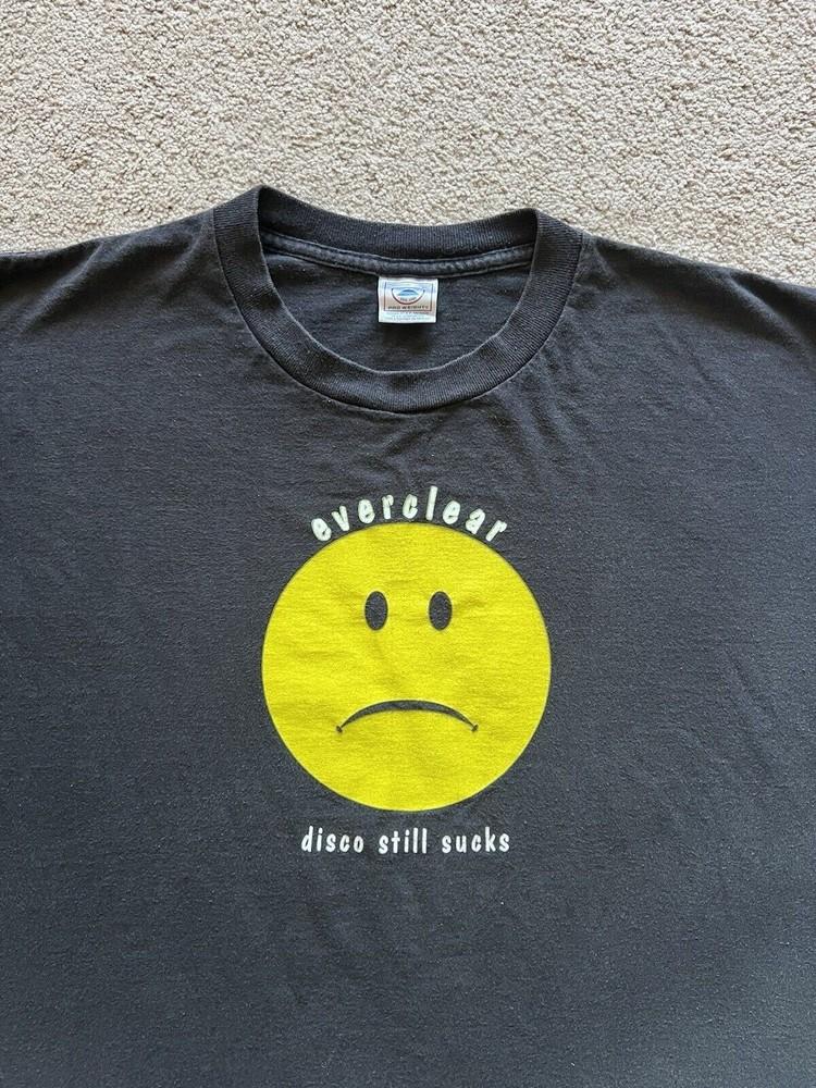 Vintage Everclear 2001 Tour Disco Still Sucks T-Shirt Men Women S-4XL S178 Unisex T-Shirt XXXL