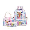 Rhythm zygote student schoolbag children's backpack backpack three-piece set