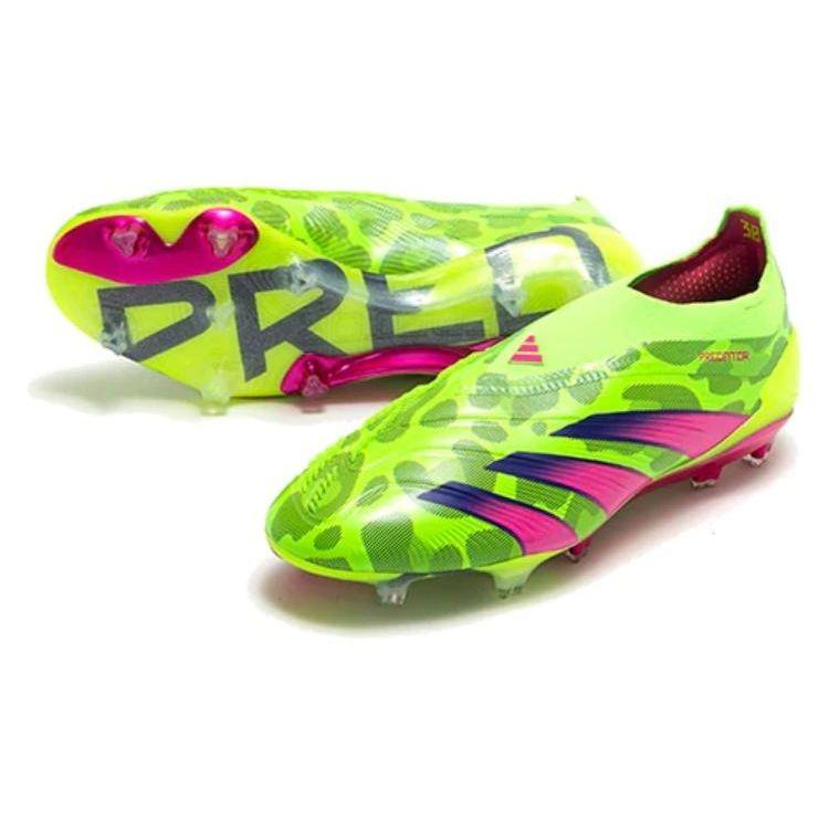 Adidas Predator Elite FG Player Pack - Solar Green Unisex Sneakers Team-Solar-Green Team-Shock-Pink Lucid-Lemon IF9407