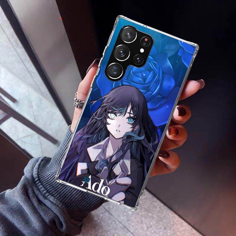 Ado Kyogen X Uta Phone Case For Samsung Galaxy S23 S24 S25 Edge S26 Ultra S22 + S21 Plus S20 FE Cover Silicone Print Shell Galax