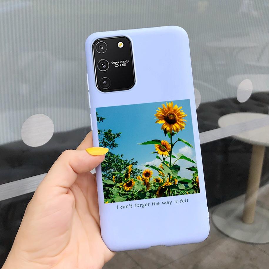 For Samsung Galaxy S10 Lite 2020 Case Colorful Flower Silicon Soft Back Cover For Samsung S10 Lite 2020 S5 S10lite SM-G770F Etui