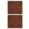 2pcs Food Safe Non-Stick Baking Mat 30 Holes Macaron Baking Sheet  Bread Pastry Dessert
