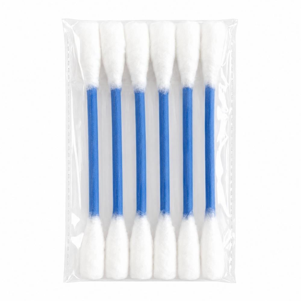 6pcs Wool Felt Cotton Swab Cat Teaser Toy Double End Bite Stick For Indoor Cats Interactive Chew Play Soft Touch Toy For Kittens