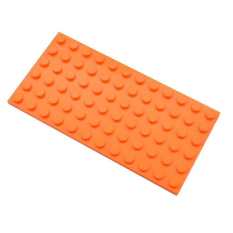 Non-Toxic 10Pcs Diy Building Blocks 6X12 Dots Thin Figures Bricks Educational Creative Size Compatible With 3028 Toys For Children