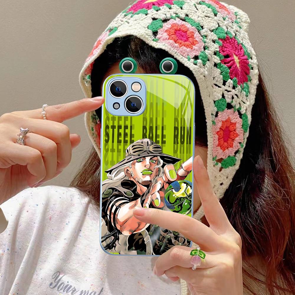 

Аниме J-JoJo Классическое B-Bizarre A-Adventure Закаленное Стекло Для Iphone 14 13 12 11 Pro Mini XS MAX 14Plus X XS XR Чехол iphone 11pro max