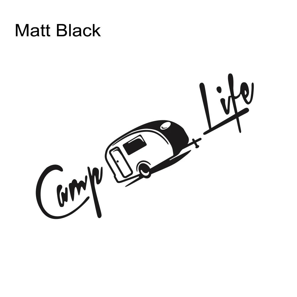 Creative Camper Life Rv Truck Car Sticker Motorhome Caravan Van Travel Decor Vinyl Decal Auto Body Tuning Decoration Accessories